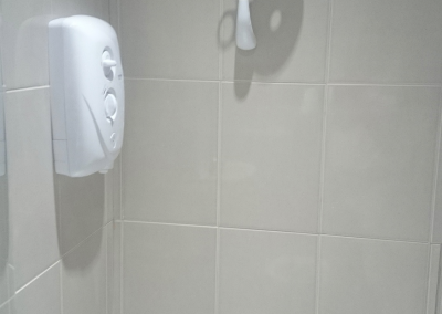 Shower cubicle tiling in Aylesbury