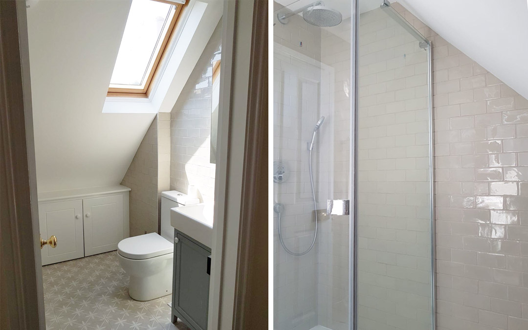 Completed bathroom installation in Oxford