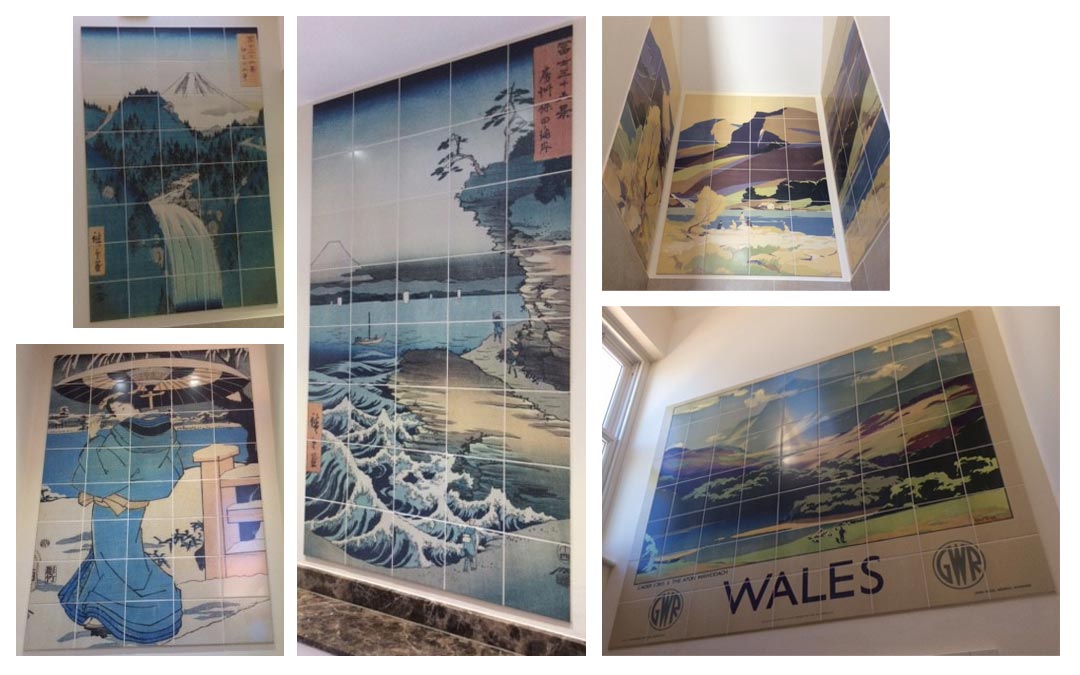 Custom Printed Tiles for a Home in Oxfordshire