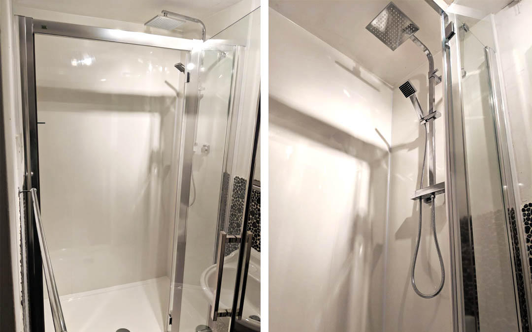 Bathroom shower fitted in Amersham, Buckinghamshire